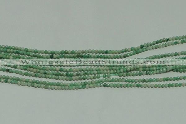 CTG155 15.5 inches 3mm round tiny Qinghai jade beads wholesale