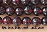 CTG1597 15.5 inches 4mm round red garnet beads wholesale