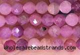 CTG1637 15.5 inches 3mm faceted round tiny ruby beads