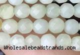 CTG2516 15.5 inches 4mm faceted round jade beads wholesale