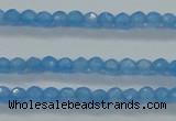 CTG409 15.5 inches 2mm faceted round tiny dyed candy jade beads