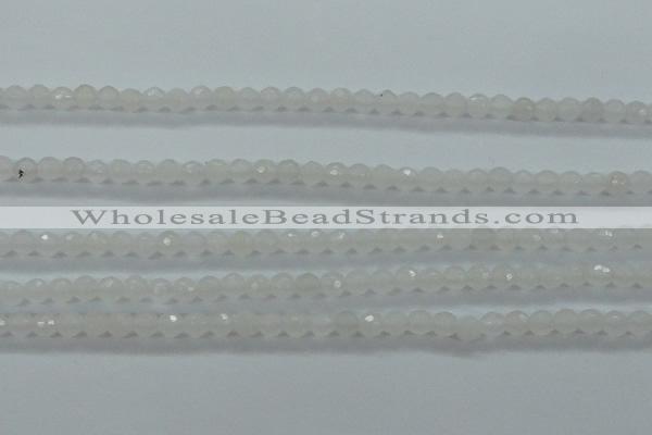 CTG420 15.5 inches 3mm faceted round tiny dyed candy jade beads