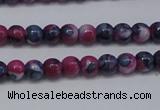CTG453 15.5 inches 3mm round tiny dyed rain flower stone beads