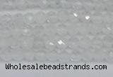 CTG604 15.5 inches 3mm faceted round white moonstone beads