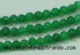 CTG61 15.5 inches 2mm round tiny dyed white jade beads wholesale