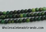 CTP01 15.5 inches 4mm round yellow green pine gemstone beads wholesale