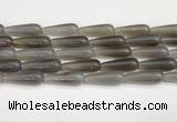 CTR410 15.5 inches 10*30mm teardrop agate beads wholesale