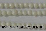 CTU1430 15.5 inches 3mm round synthetic turquoise beads