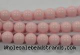 CTU1503 15.5 inches 8mm round synthetic turquoise beads