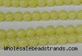 CTU2516 15.5 inches 6mm round synthetic turquoise beads