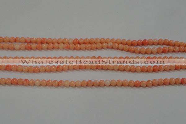 CTU2630 15.5 inches 3mm round synthetic turquoise beads