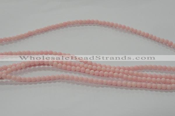 CTU2671 15.5 inches 3mm round synthetic turquoise beads