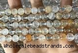 CTZ12 15.5 inches 8mm round natural topaz gemstone beads
