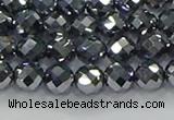 CTZ611 15.5 inches 6mm faceted round terahertz beads wholesale