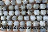 CUBE225 15 inches 10mm faceted cube labradorite beads wholesale