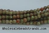 CUG01 15.5 inches 4mm round unakite gemstone beads wholesale