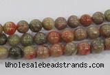 CUG101 15.5 inches 6mm round Chinese unakite beads wholesale