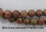 CUG102 15.5 inches 8mm round Chinese unakite beads wholesale