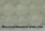 CWH55 15.5 inches 14mm round white jade beads wholesale