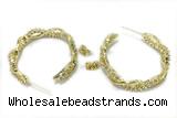 EARR07 35mm copper earrings gold plated
