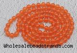 GMN07 Hand-knotted 8mm candy jade 108 beads mala necklaces