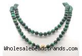 GMN8056 18 - 36 inches 8mm, 10mm green tiger eye 54, 108 beads mala necklaces