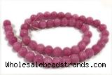 JADE199 15 inches 4mm round honey jade gemstone beads
