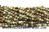 LEMO01 15 inches 6mm round lemon jasper gemstone beads