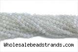MOON06 15 inches 6mm round white moonstone gemstone beads