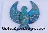NGP107 Dyed imperial jasper gemstone pendants set jewelry wholesale