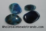 NGP1172 35*50mm - 45*65mm freeform agate gemstone pendants wholesale