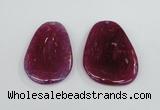 NGP1865 40*52mm - 40*58mm freeform agate gemstone pendants