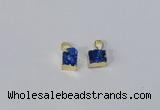 NGP3090 10*12mm - 12*14mm freeform druzy agate pendants wholesale