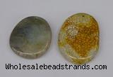 NGP3203 35*40mm - 40*50mm freeform agate slab pendants