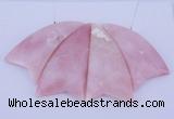 NGP33 Fashion pink opal gemstone pendants set jewelry wholesale