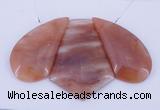 NGP39 Fashion red quartz gemstone pendants set jewelry wholesale