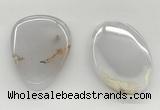 NGP5793 30*50mm - 35*55mm freeform agate slab pendants