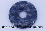 NGP611 5pcs 7*40mm new sodalite gemstone donut pendants wholesale