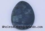 NGP633 5pcs 33*45mm freeform moss agate gemstone pendants