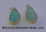 NGP7134 20*30mm - 22*32mm freeform amazonite gemstone pendants