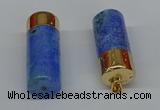 NGP8765 18*40mm tube agate gemstone pendants wholesale