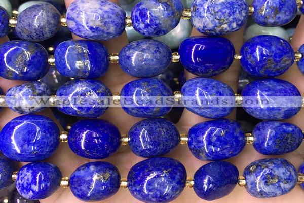 NUGG176 15 inches 10*12mm - 13*18mm nuggets lapis lazuli beads