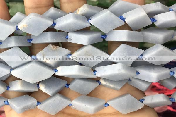 NUGG90 15 inches 12*18mm - 13*20mm freeform blue angel skin beads