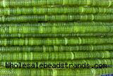 ROND261 15 inches 1.5*6mm heishi jade gemstone beads