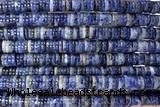 ROND278 15 inches 1.5*6mm heishi sodalite gemstone beads