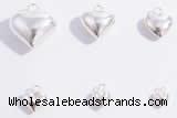 Silv07 5*7mm ~ 14.5*16.5mm 925 sterling silver heart pendant
