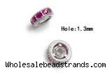 Silv104 2.3*6mm Cubic Zirconia Micro Pave 925 Sterling Silver