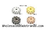 Silv105 6mm Cubic Zirconia Micro Pave 925 Sterling Silver Plated