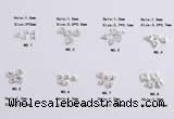 Silv114 2*2mm – 3.7*4mm 925 Sterling Silver