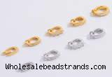 Silv57 5*9.5mm – 8*10.5mm 925 sterling silver lobster claw clasp plated